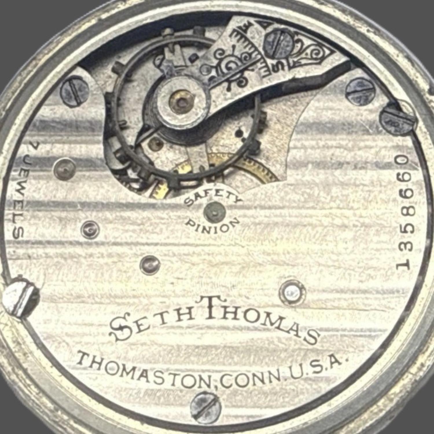 Seth Thomas Grade Centennial Watch #1358660 - 16s, 7j - Uploaded 