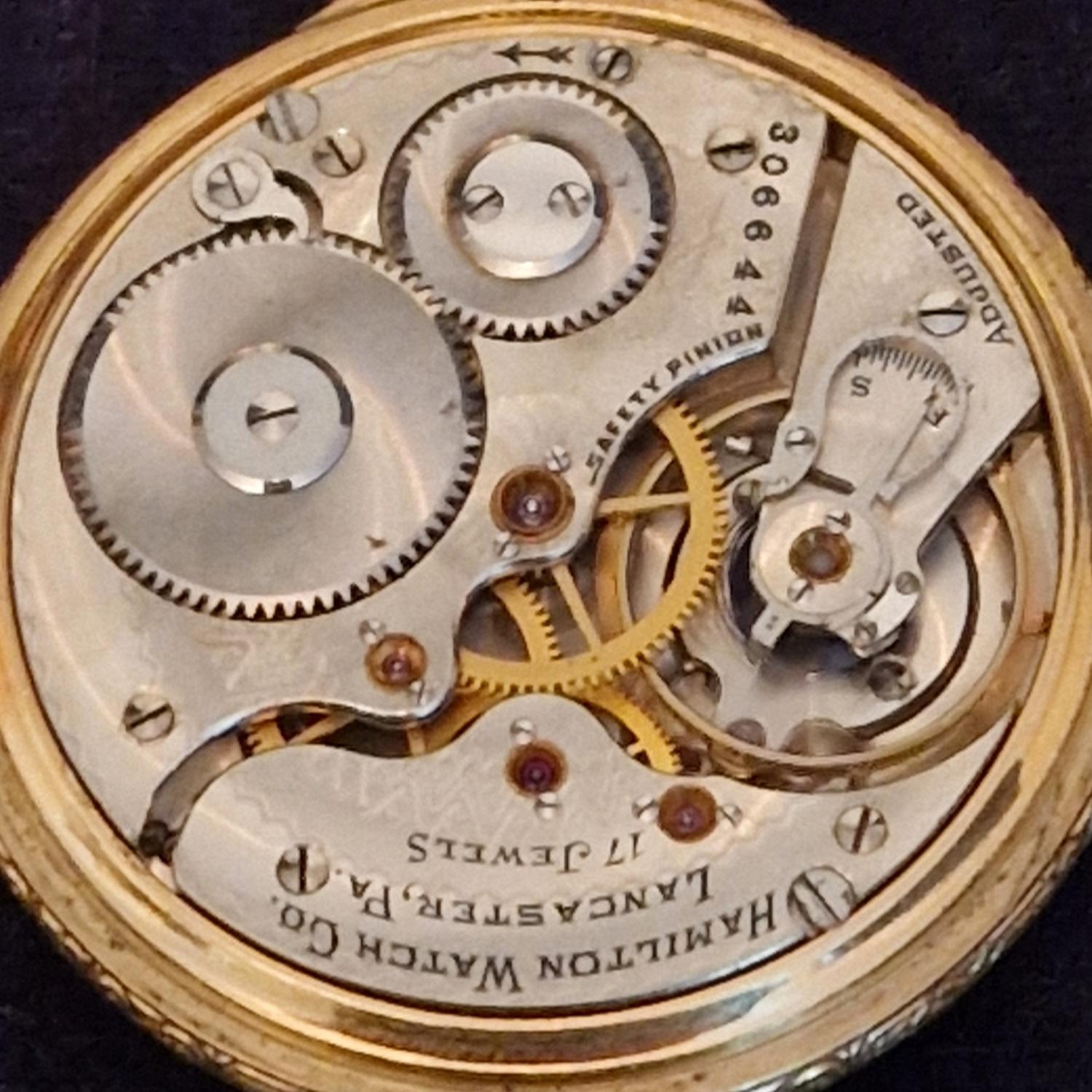 Hamilton Grade 974 Watch #306644 - 16s, 17j - Uploaded by oyvindbl