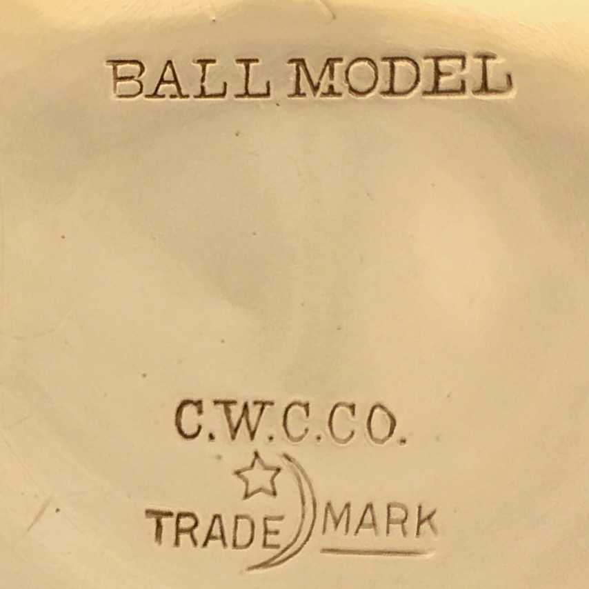 Watch Case Marking for Crescent Watch Case Co. Crescent Ball Model Ball Model C.W.C.Co. Trade Mark Crescent Moon and Star