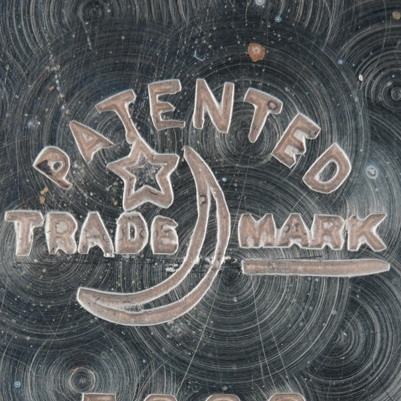 Watch Case Marking for Crescent Watch Case Co. Crescent Nickel Patented Trade Mark Crescent Moon and Star Pat. Apr. 17. 79. Patented Pat. Apl 22 79 C.W.C.Co. Trade Mark Crescent Moon and Star