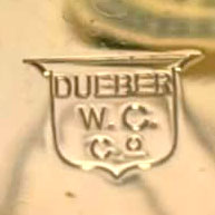 Watch Case Marking for Dueber Watch Case Mfg. Co. Dueber W.C.Co. Shield Dueber W.C.Co. in Shield