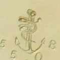 Watch Case Marking for Dueber Watch Case Mfg. Co. Dueber Anchor Anchor