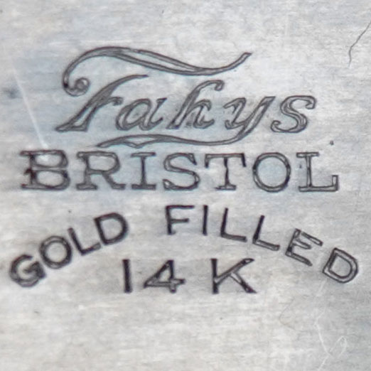 Watch Case Marking for Fahys Watch Case Co. Bristol Fahys Bristol Gold Filled 14K 25 Years