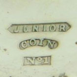 Watch Case Marking for Fahys Watch Case Co. Junior Junior Coin No. 1 Pat. Apr 22 1884 July 1 Pat Apr 5 1881
