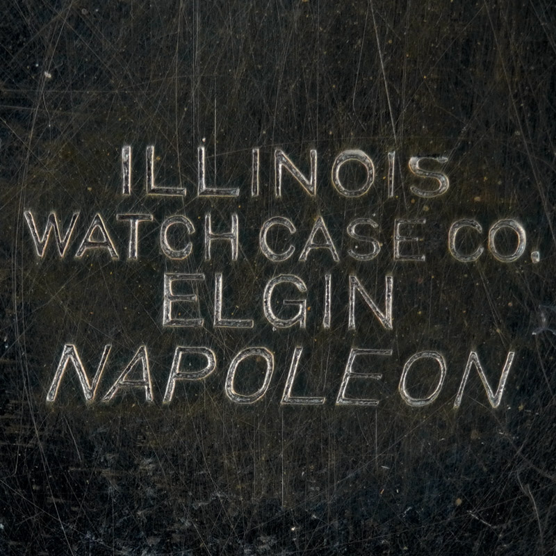 Watch Case Marking for Illinois Watch Case Co. Napoleon Illinois Watch Case Co. Elgin U.S.A. Napoleon 14K 14 K