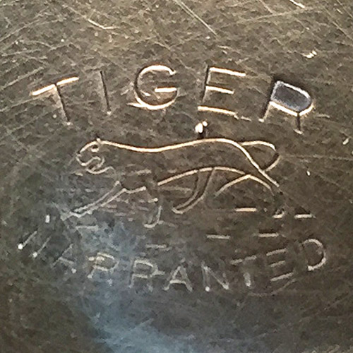 Watch Case Marking for Illinois Watch Case Co. Elgin Tiger Elgin Tiger Warranted