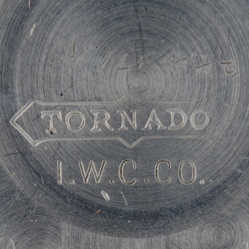 Watch Case Marking for Illinois Watch Case Co. Tornado Tornado I.W.C.Co.