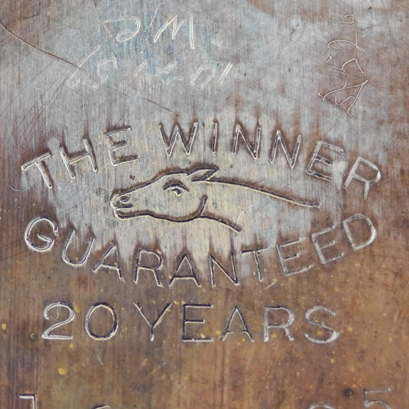 Watch Case Marking for Illinois Watch Case Co. The Winner The Winner Horse Racehorse Guaranteed 20 Years