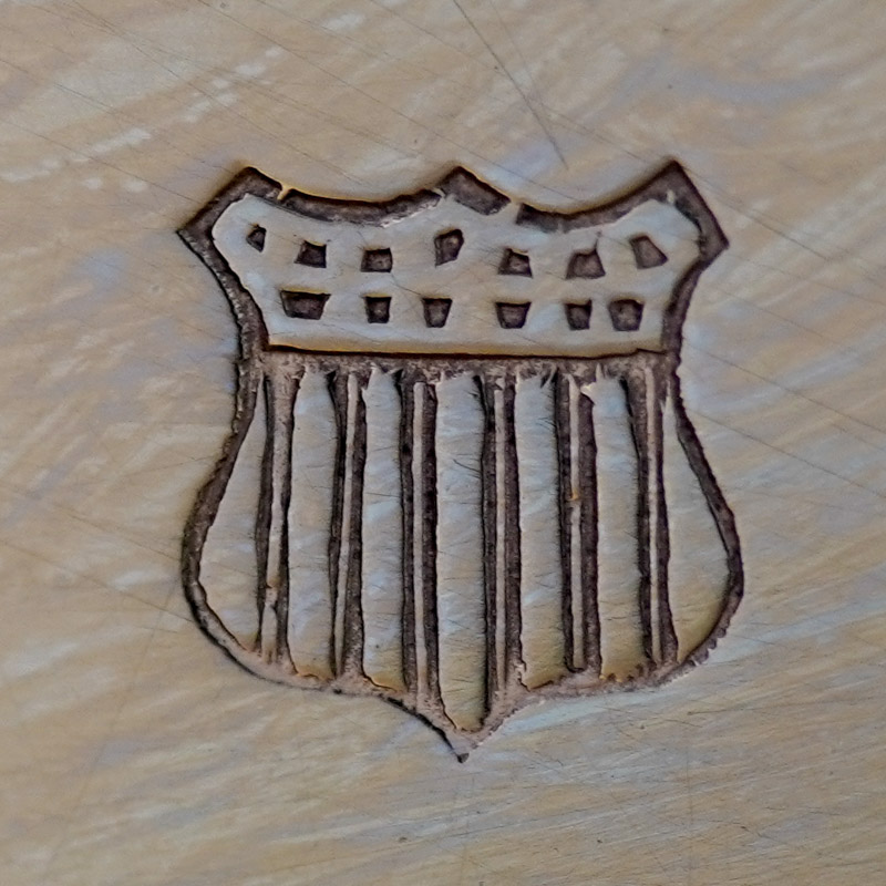 Watch Case Marking for Keystone Watch Case Co. Union Union Shield with Stars and Stripes