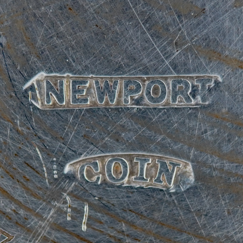 Watch Case Marking for Dueber Watch Case Mfg. Co. Dueber Newport Coin Newport Coin Embossed