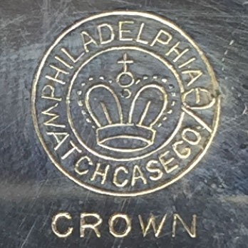 Watch Case Marking for Philadelphia Watch Case Co. Crown Philadelphia Watch Case Co. Buckle Crown Crown