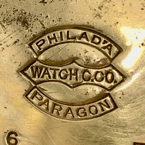 Watch Case Marking for Philadelphia Watch Case Co. Paragon Philad'a Watch C.Co. Paragon