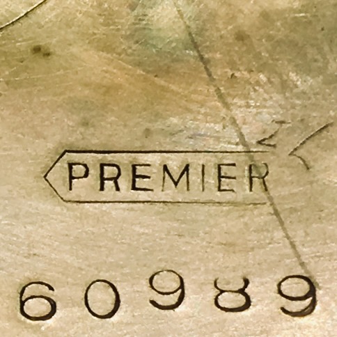 Watch Case Marking for Philadelphia Watch Case Co. Premier Premier in Pointed Ribbon