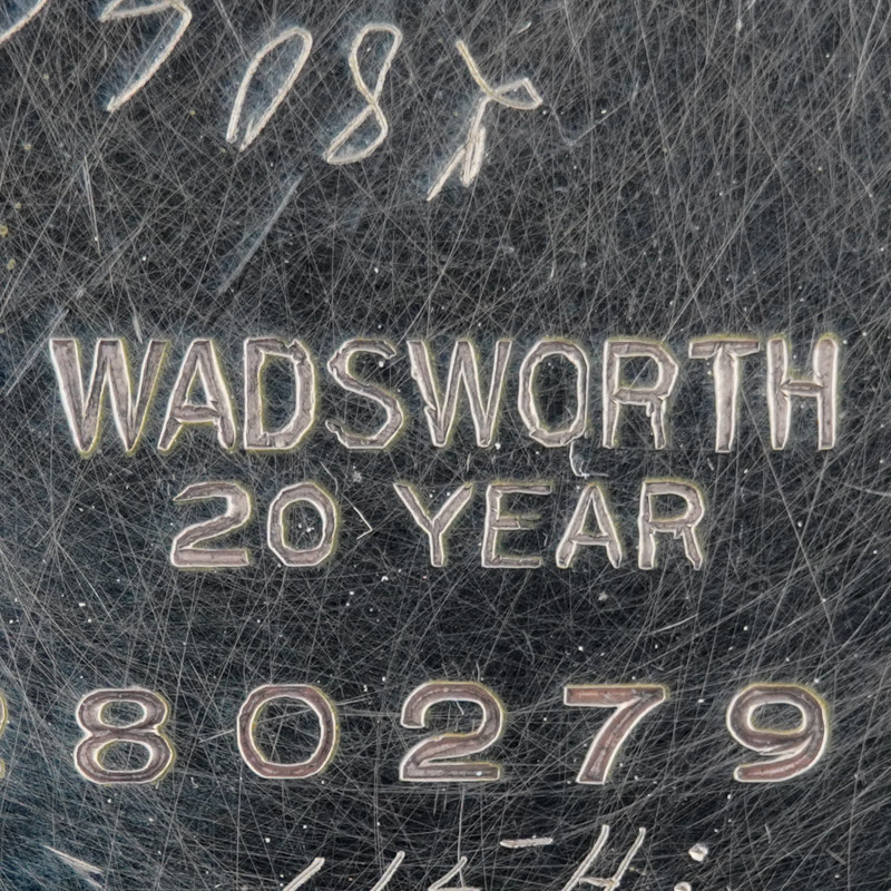Watch Case Marking for Wadsworth Watch Case Co. Wadsworth 14K/20YR Wadsworth 20 Year Wadsworth Warranted 20 Years