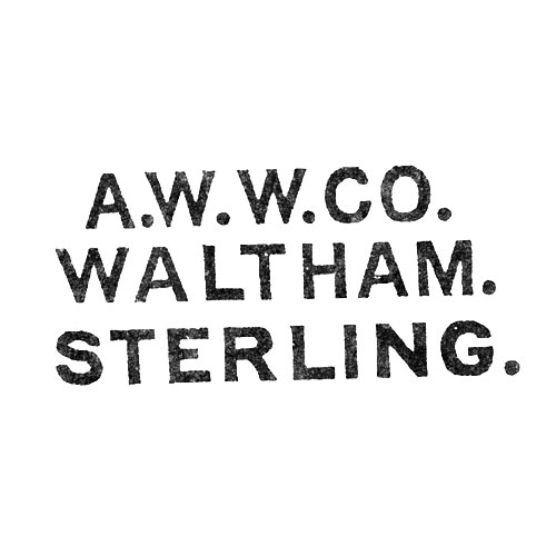 A.W.W.Co.
Waltham.
Sterling. (American Watch Co.)