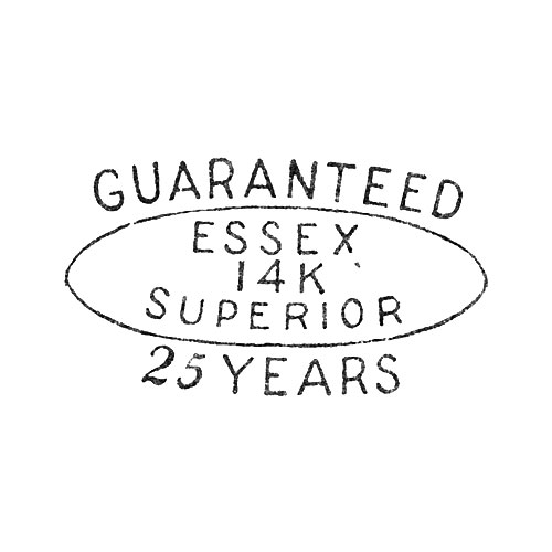Guaranteed
Essex
14K
Superior
25 Years (Courvoisier & Wilcox Mfg. Co.)