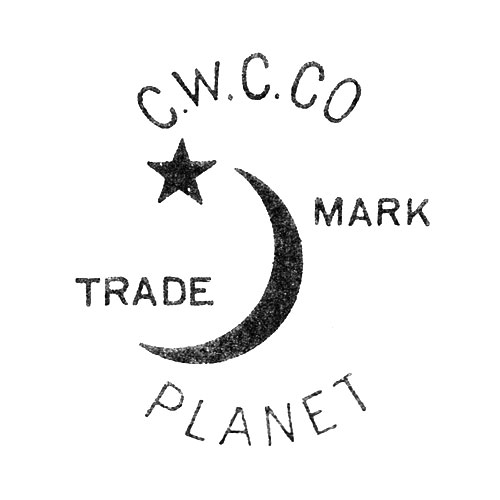 C.W.C.Co.
Trade Mark
Planet
[Crescent Moon and Star] (Crescent Watch Case Co.)
