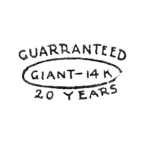 Guaranteed
Giant - 14K
20 Years (Illinois Watch Case Co.)
