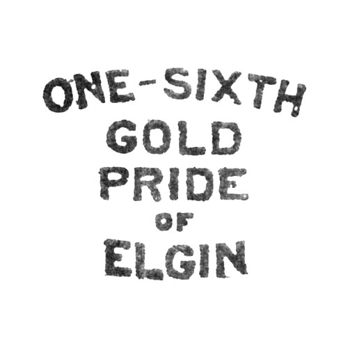 One-Sixth
Gold
Pride of Elgin (Illinois Watch Case Co.)
