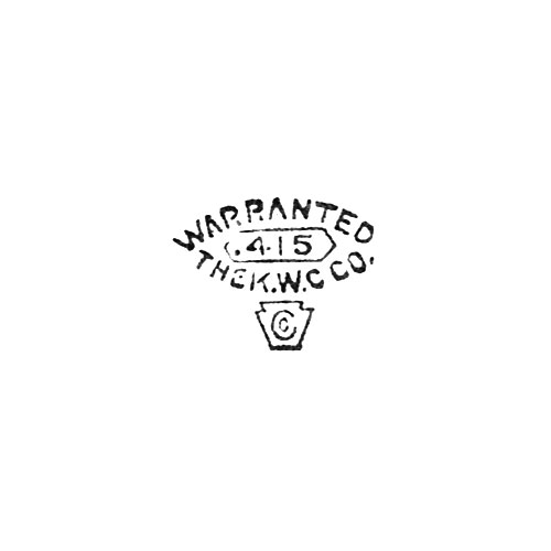 415
Warranted
The K.W.C.Co.
[Keystone Logo] (Keystone Watch Case Co.)