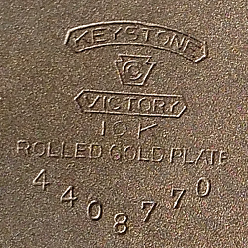 Keystone
Watch Case Co
Victory
10k
Rolled Gold Plate (Keystone Watch Case Co.)