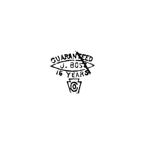 J Boss
Guaranteed
15 Years
[Keystone Logo]  (Keystone Watch Case Co.)