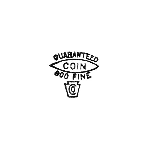 Coin
Guaranteed
900 Fine
[Keystone Logo] (Keystone Watch Case Co.)