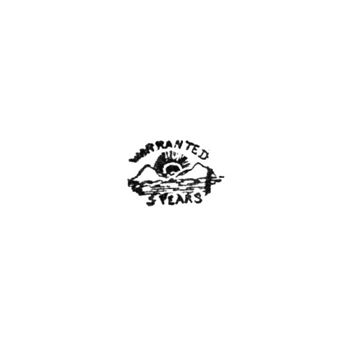 Warranted
5 Years
[Sunrise] (North American Watch Co.)