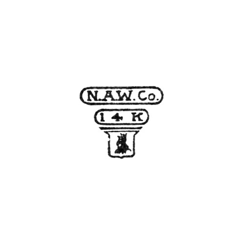 N.A.W.Co.
14K
[Indian Head] (North American Watch Co.)