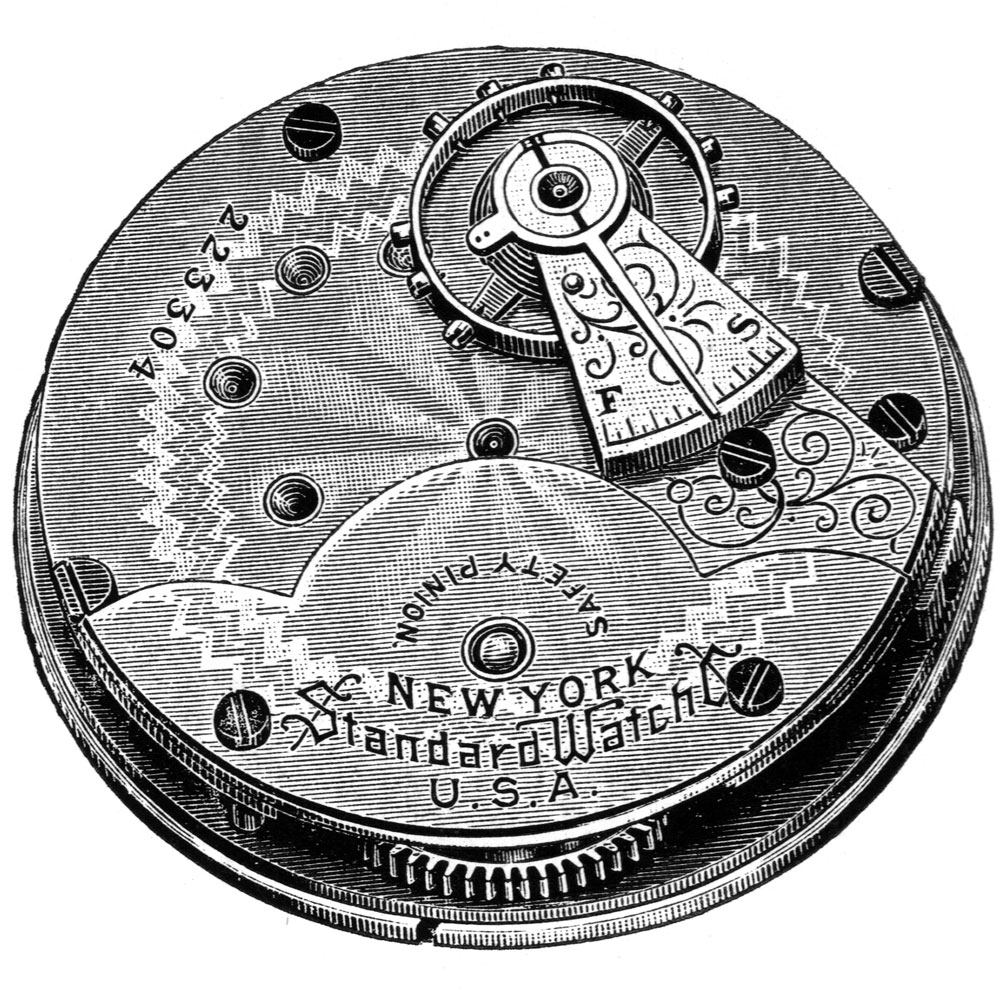 New York Standard Grade 41 Pocket Watch