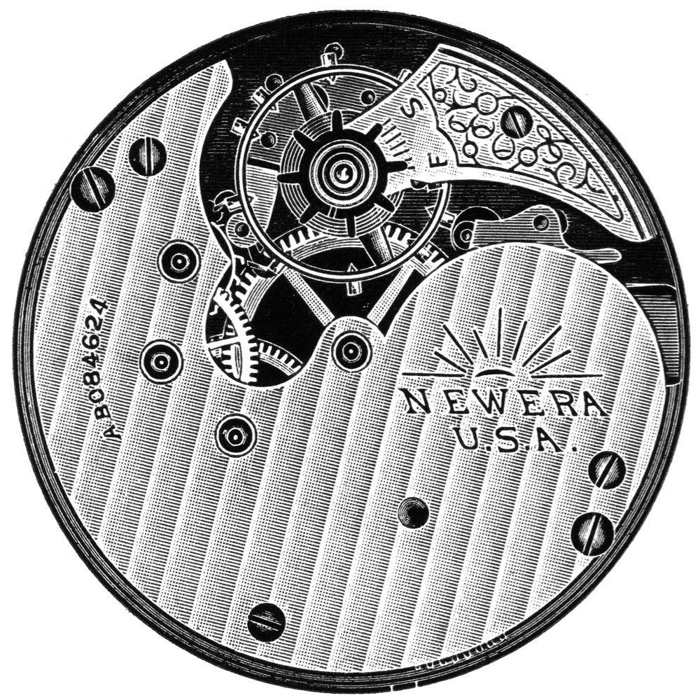 New York Standard Grade New Era 61 Pocket Watch