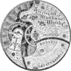 American Waltham Watch Co. Grade H Pocket Watch