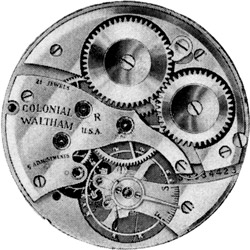 American Waltham Watch Co. Grade Colonial R Pocket Watch