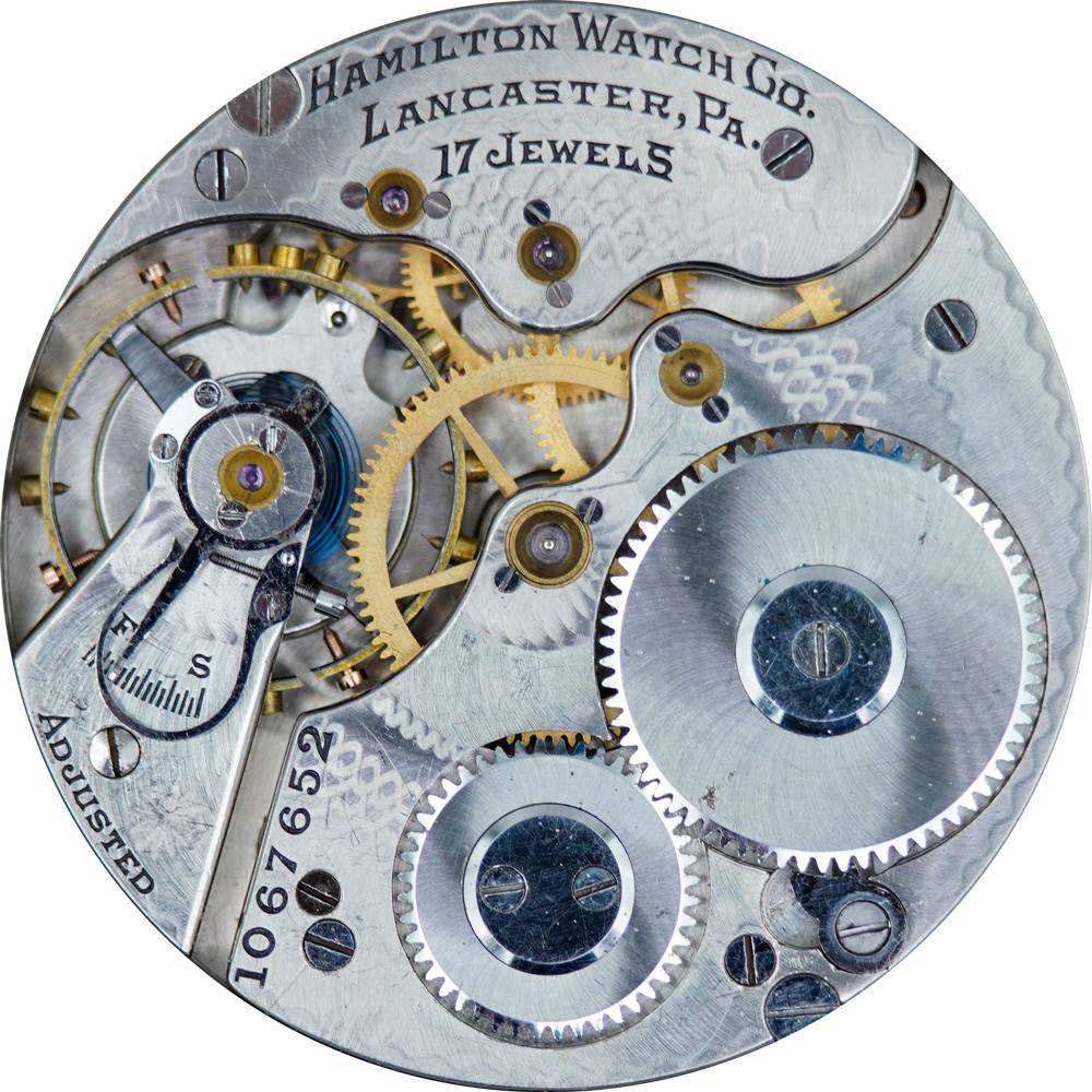 Hamilton Pocket Watch: Serial Number 829477 (Grade 974)
