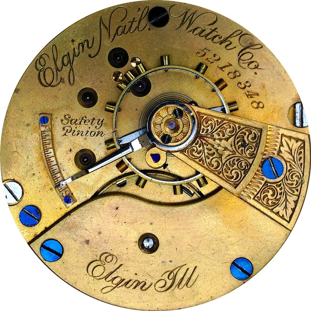 Elgin Pocket Watch: Serial Number 5219755 (Grade 74)
