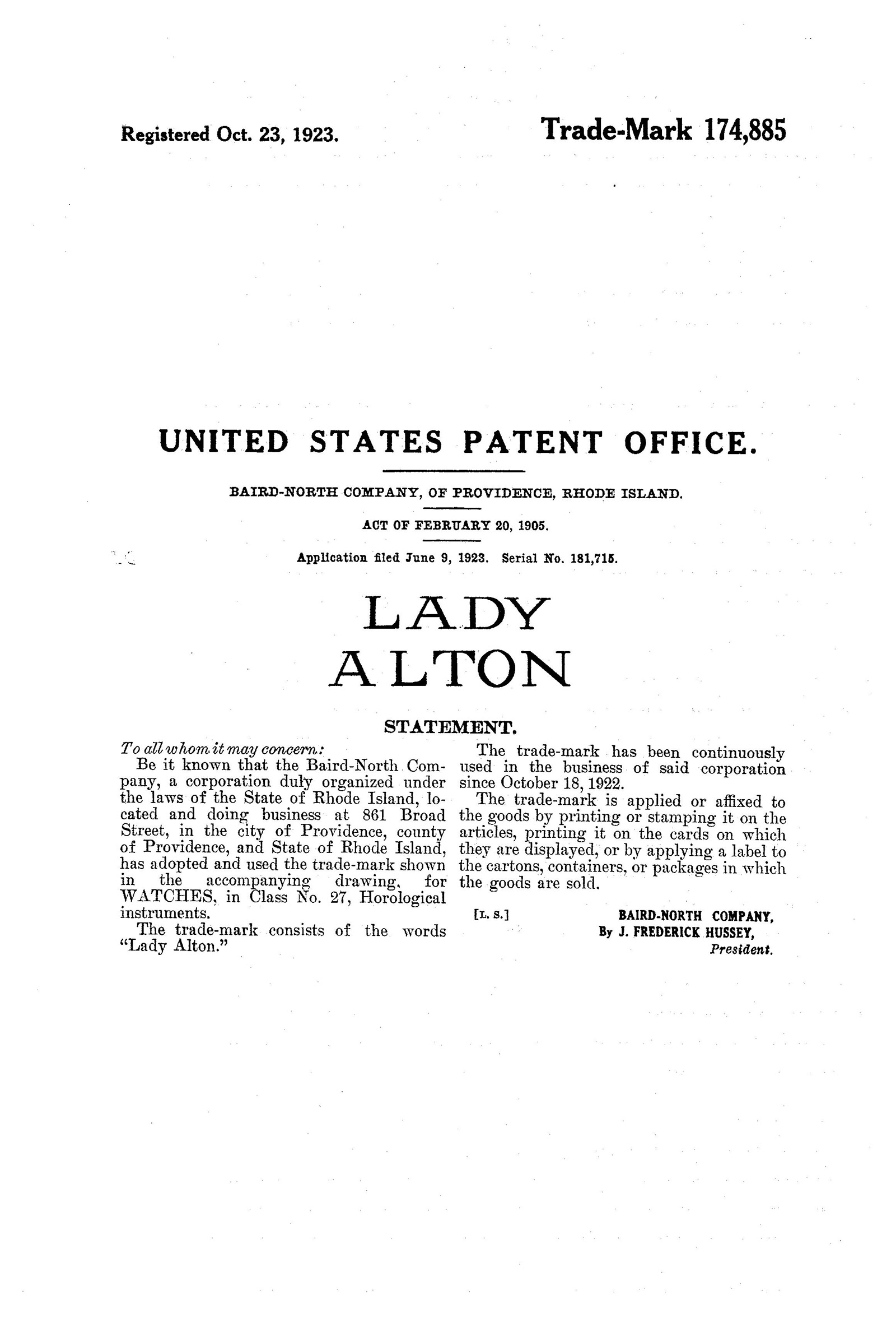 Watch Lady Alton