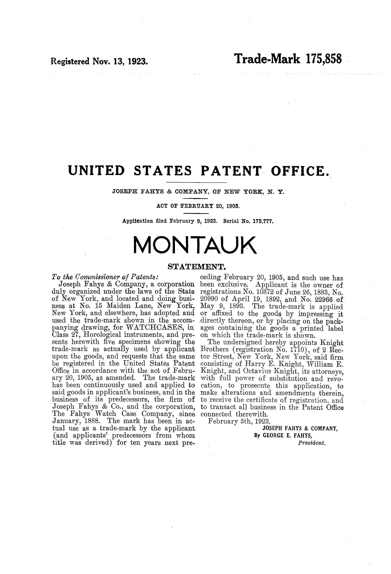 Watch Case Montauk
