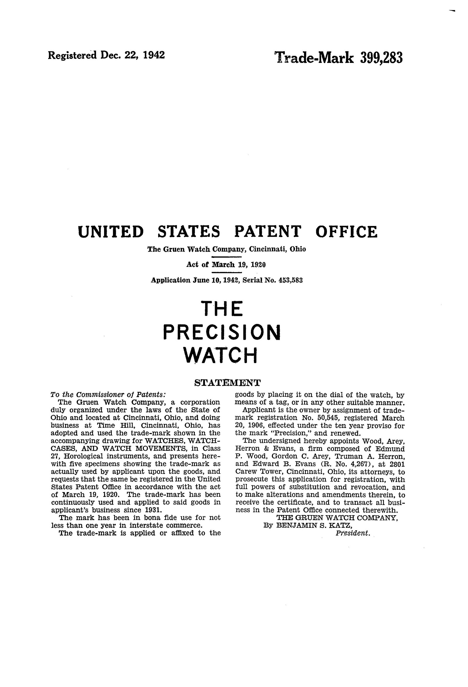 The Precision Watch
