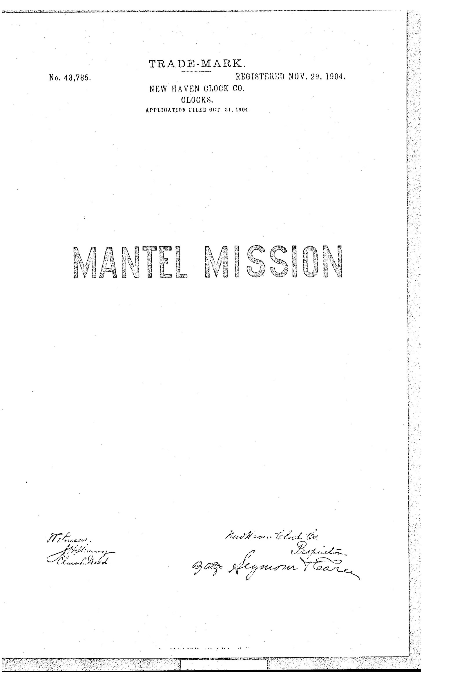 Clock Mantel Mission